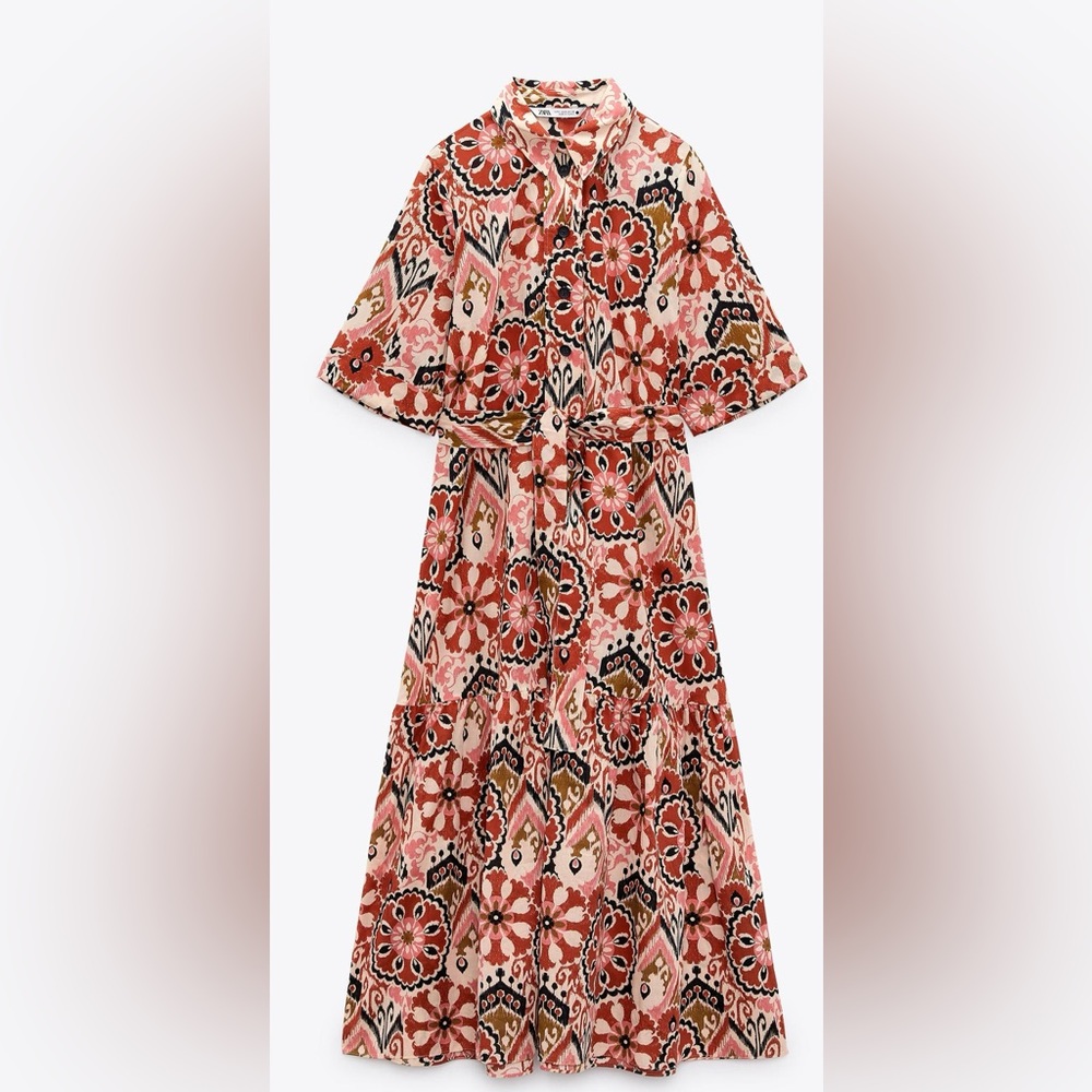 Zara Floral Print Maxi Dress